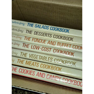7 Southern Living Cookbook Library: Canning, Soups Stews, Snacks, Desserts
